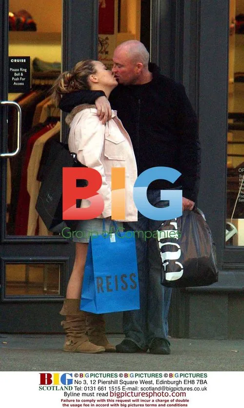 Charlie Brookes and boyfriend shopping in Glasgow