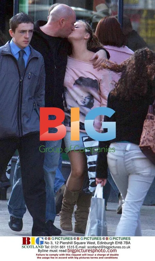Actress Charlie Brookes shopping with boyfriend