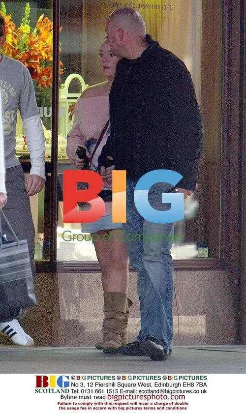 Actress Charlie Brookes Shopping with Boyfriend