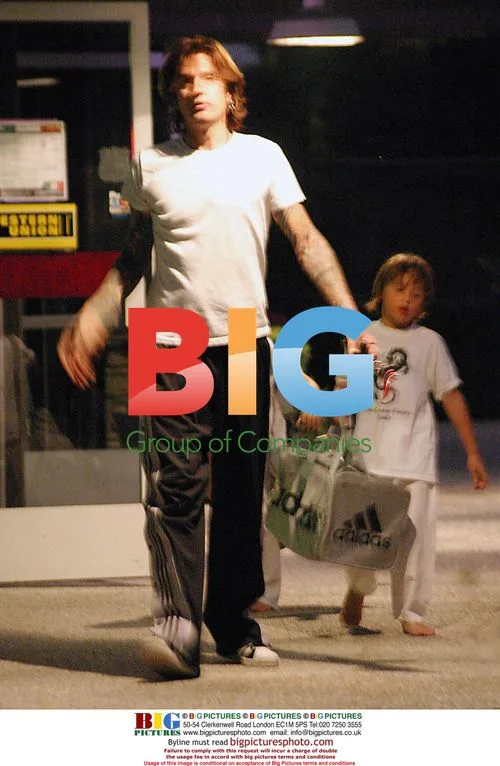 Tommy Lee with Kids