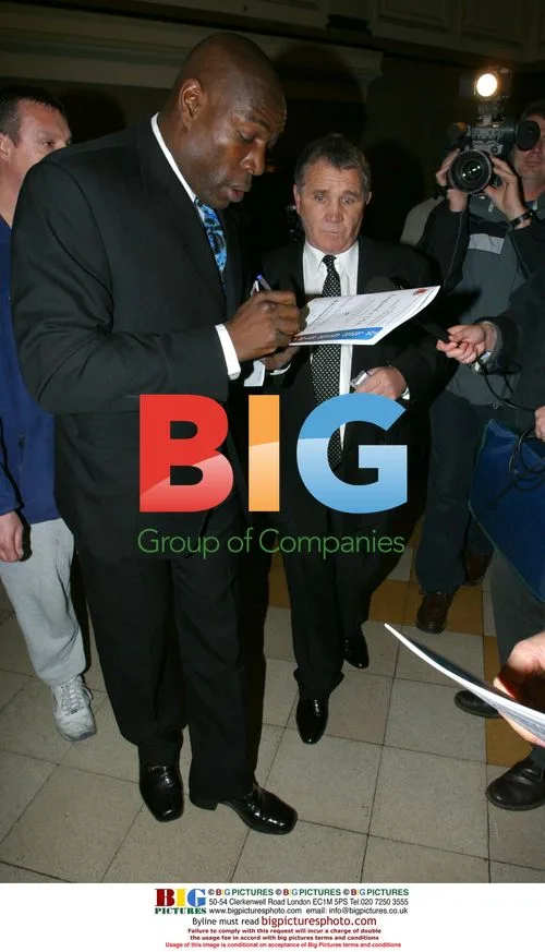 Frank Bruno at Boxing Event