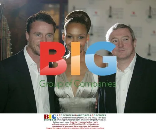 Eddie Irvine, Sam Mumba and Louis Walsh at Irish Film Awards 2003