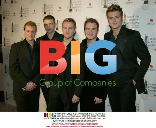 Westlife at Irish Film & TV Awards 2003