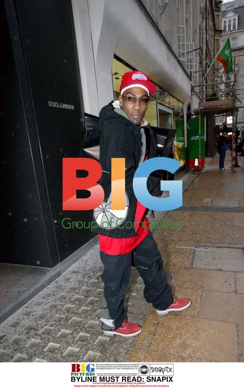 Singer Simon Webbe shops at Dolce & Gabbana