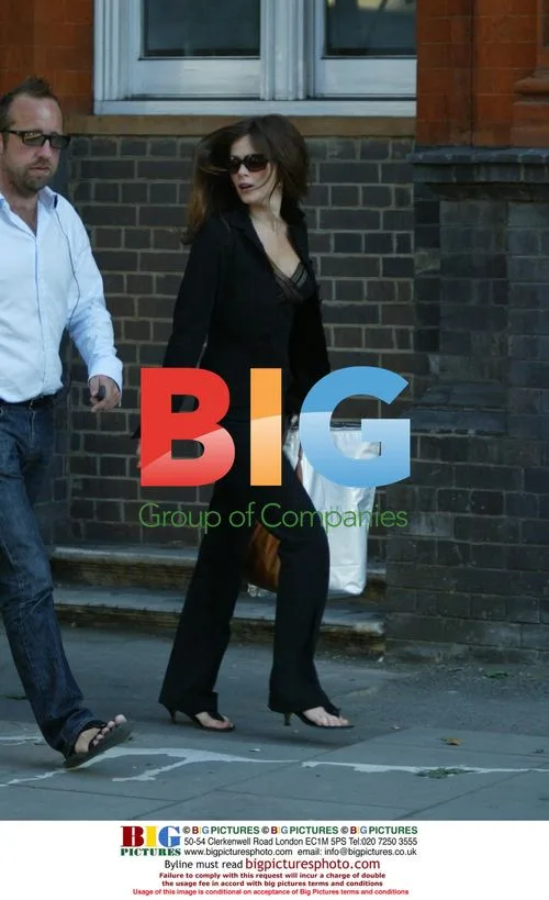 Anna Friel Out in Central London
