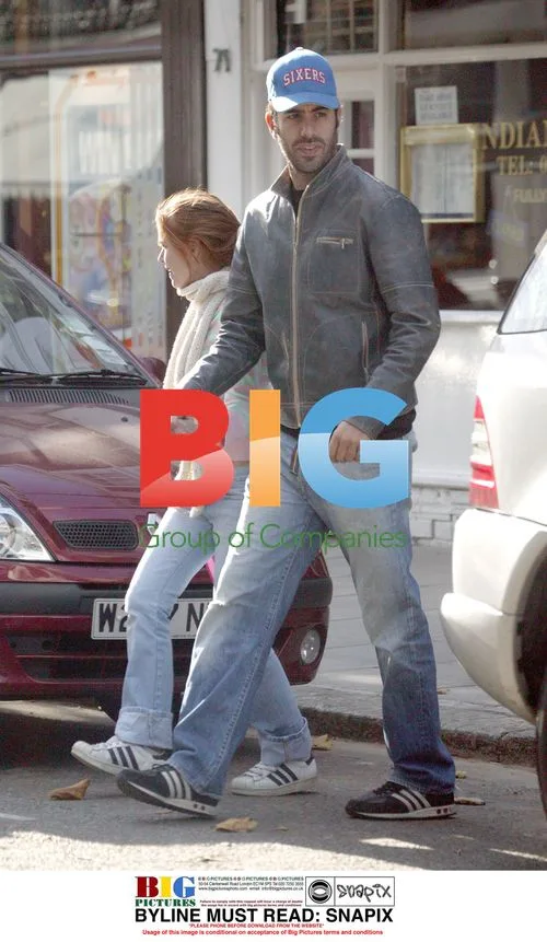 Isla Fisher and Sasha Baron Cohen in London