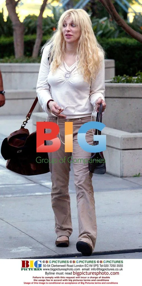 Courtney Love Attends Family Court
