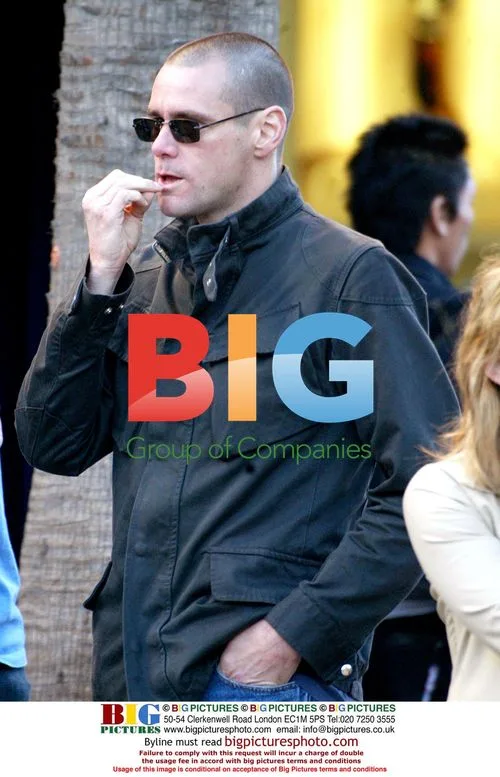 Jim Carrey with Shaved Head