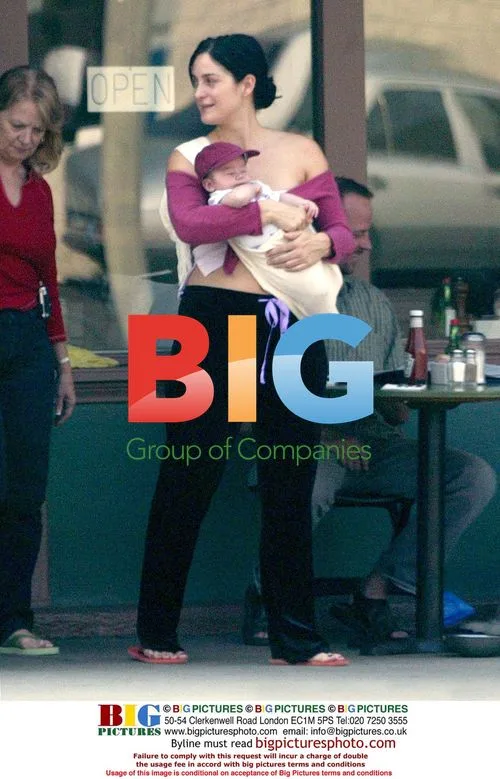 Carrie Ann Moss Out With Family