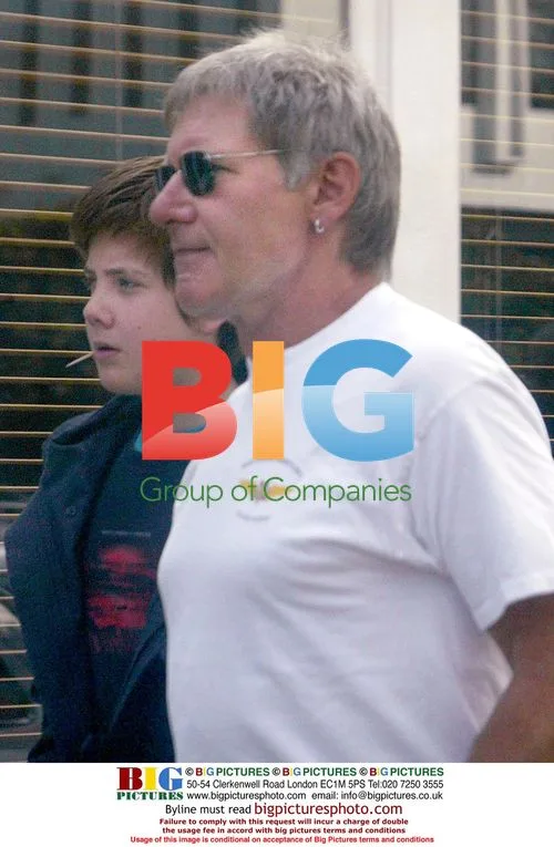 Harrison Ford with son