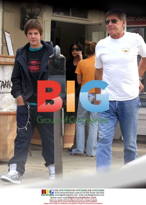 Harrison Ford and Son Lunch in Brentwood