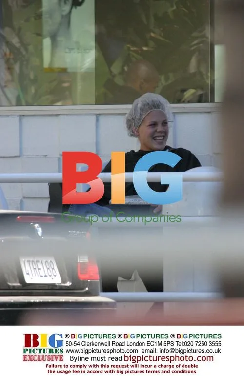 Singer Pink Debuts Blonde Look