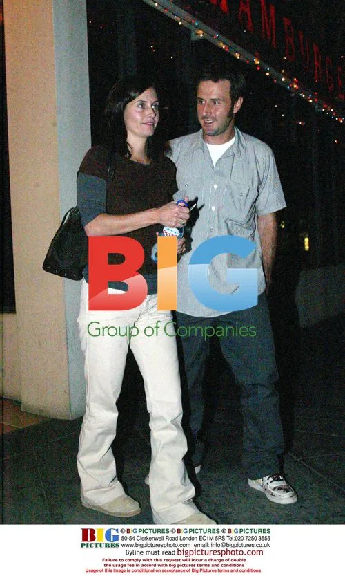 Courtney Cox and David Arquette Leaving Restaurant