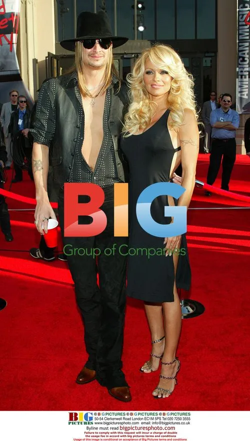 Pamela Anderson and Kid Rock at American Music Awards