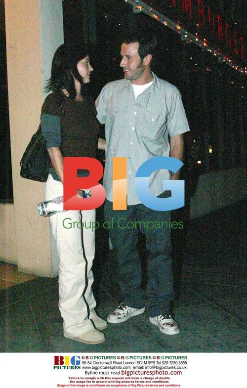Courtney Cox and David Arquette Leaving Restaurant