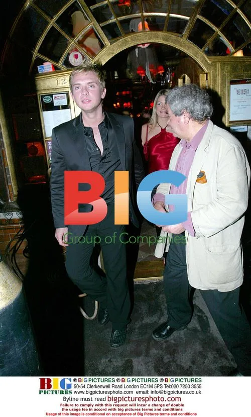 Scott Wright Leaving Restaurant in London