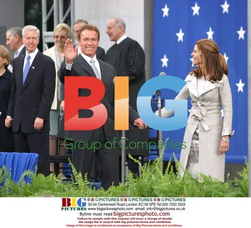 ARNOLD SCHWARZENEGGER and MARIA SHRIVER at CA Governor Inauguration
