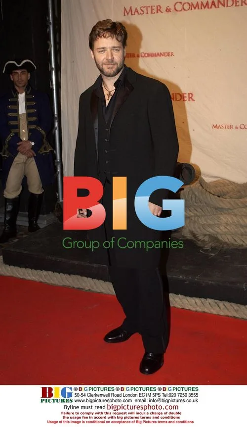 Russell Crowe at 'Master and Commander' Italian Premiere