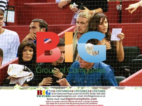 Beckhams & Sanz at Masters Tennis