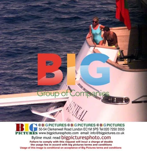 Princess Diana and Dodi Fayed on Al Fayed’s Yacht