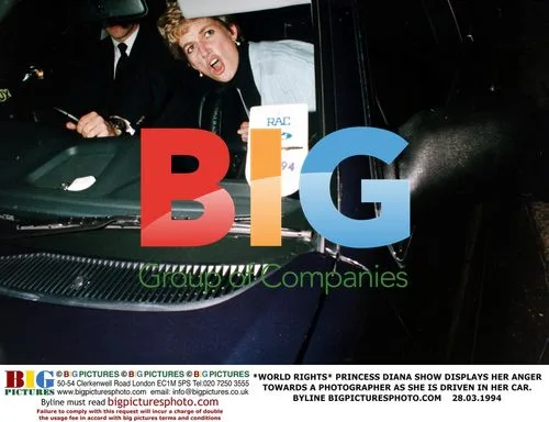 Princess Diana Angry at Photographer
