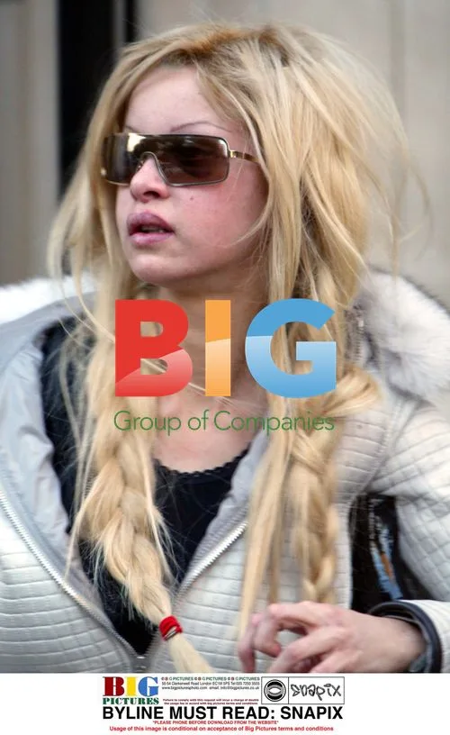 Alicia Douvall Has Bad Hair Day in London
