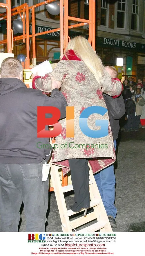 Venessa Feltz at Marylebone High Street Lights