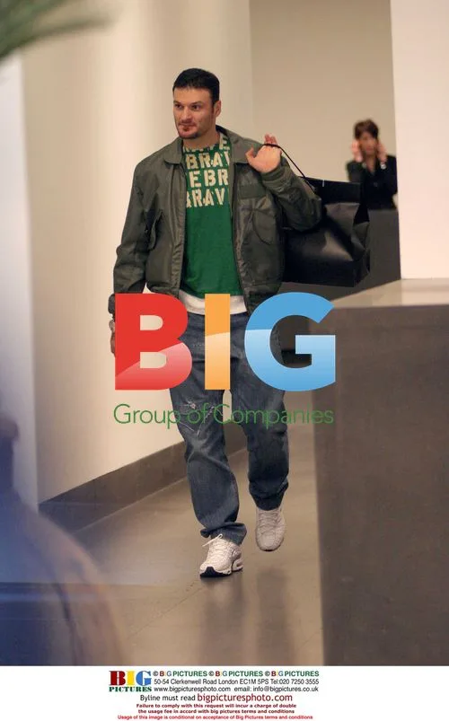 Footballer Fehmi Alpay Ozalan Shopping in London