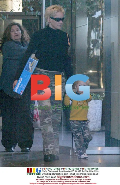 Sharon Stone Shopping with Son in Beverly Hills