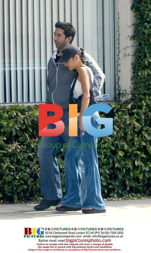 David Schwimmer out with girlfriend