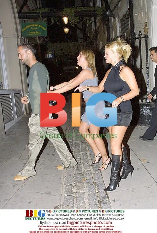 Michael Greco and Kerry Katona at Bad Boys @ premiere