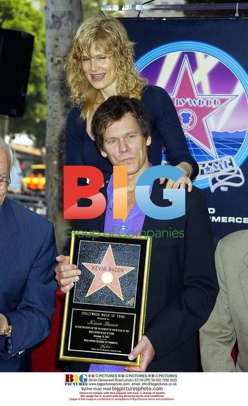 Kevin Bacon and Kyra Sedgwick at Walk of Fame Ceremony