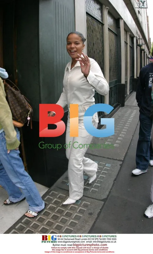Singer MS Dynamite Seen at the Ivy in London