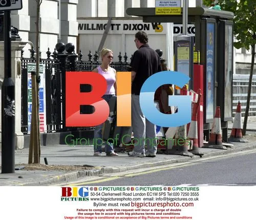 Abby Titmus and John Leslie Row Outside Flat