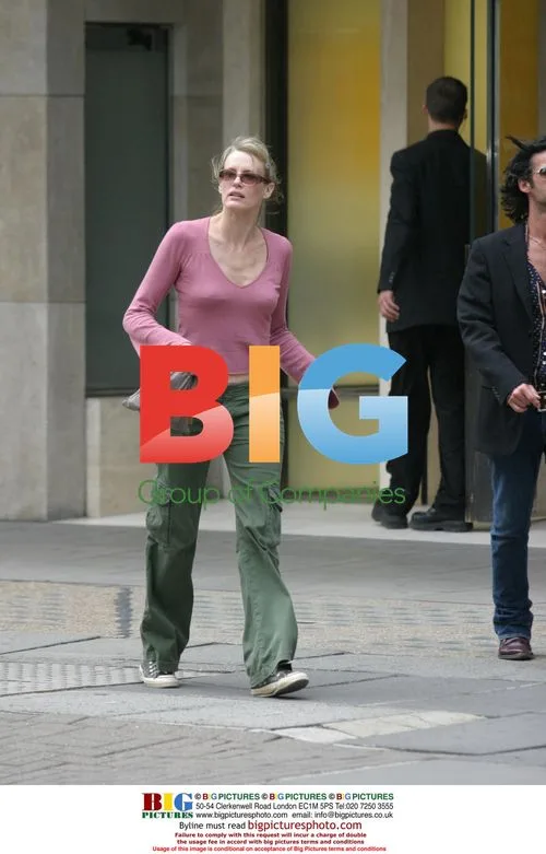 Darryl Hannah out shopping in London