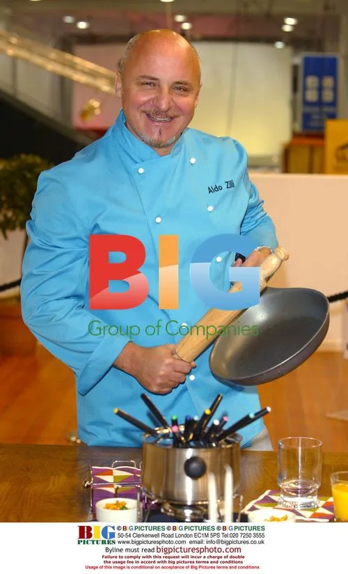 Aldo Zilli at Autumn Ideal Home show