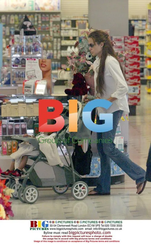 Angelina Jolie Shopping with Son Maddox