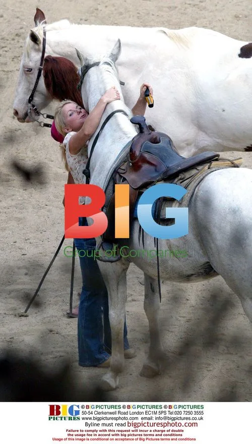 Geri Haliwell Horse Riding