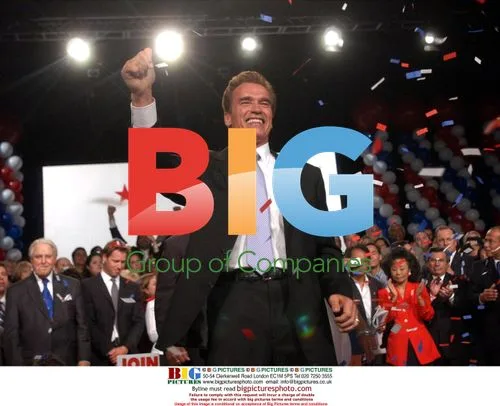 Arnold Schwarzenegger Celebrates Gubernatorial Victory