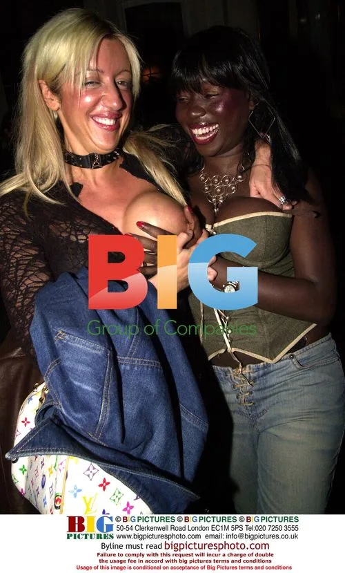Party girl Sally Anne Jones in London