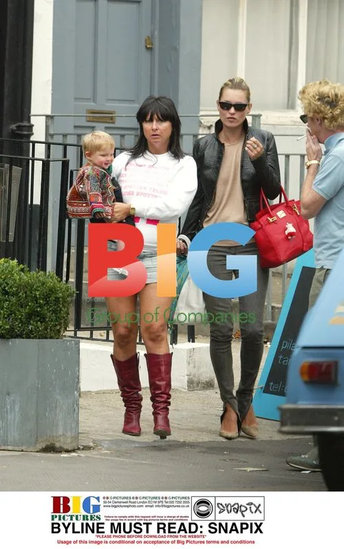 Kate Moss and Daughter Lila Out in Notting Hill