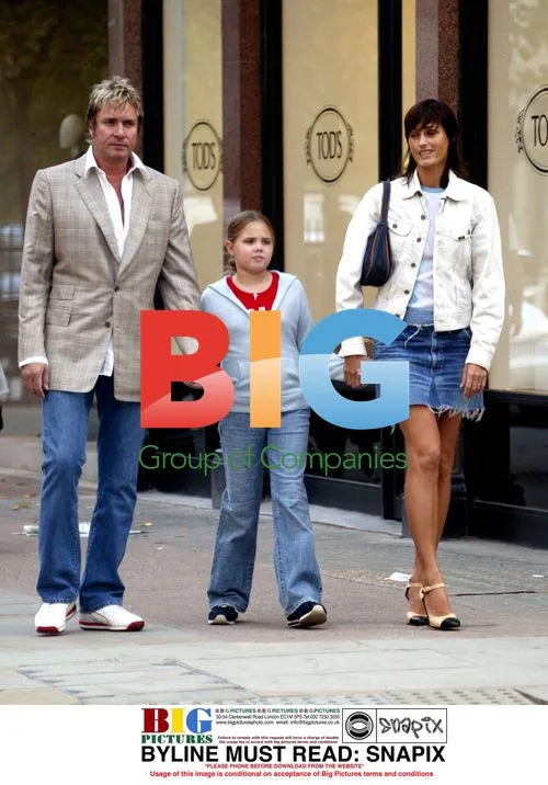 Duran Duran's Simon Le Bon and Wife Yasmin Shopping with Daughter