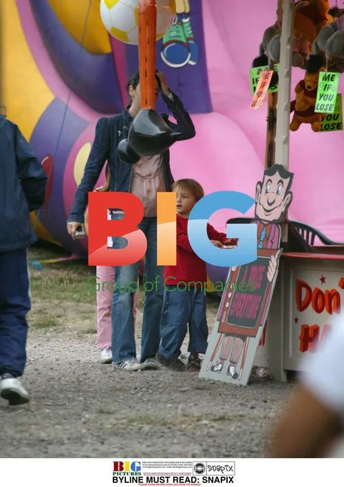 Mary McCartney Enjoying Family Time at Fairground