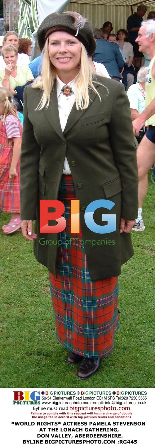Pamela Stevenson at the Lonach Gathering
