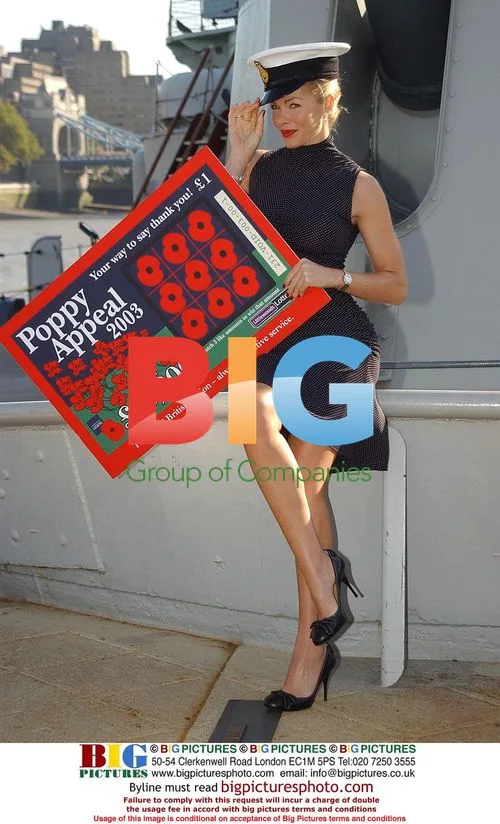 Nell Mcandrew launches poppy appeal scratchcard