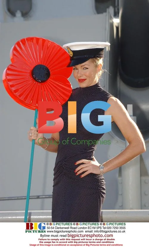 Model Nell Mcandrew launches poppy appeal with veteran