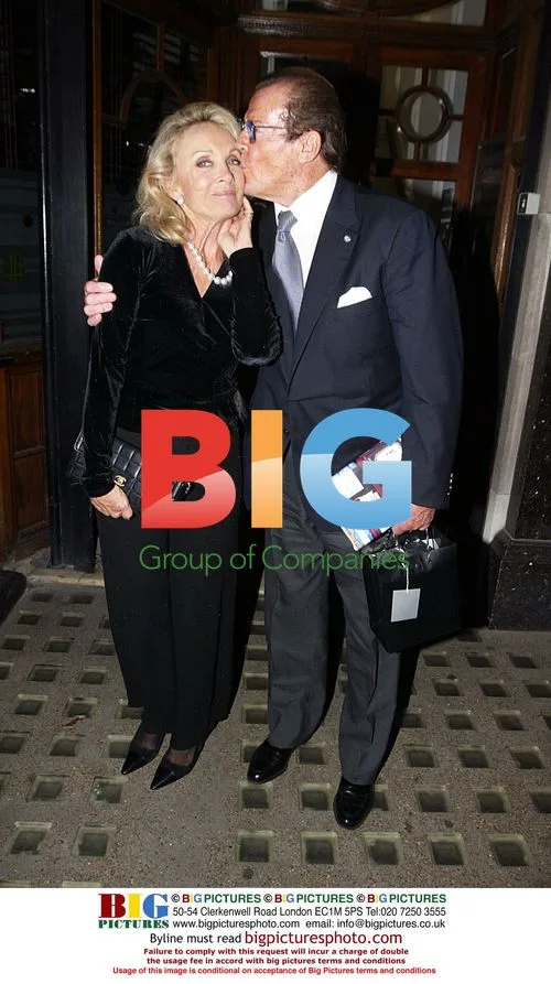 Roger Moore at Birthday Party