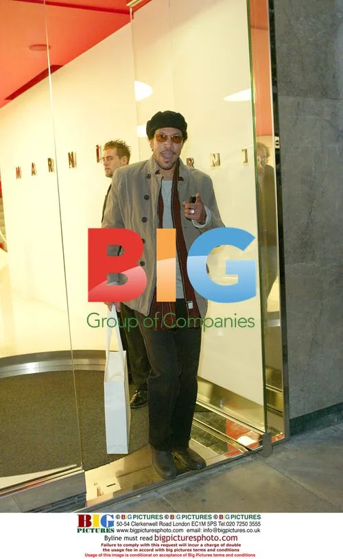 Lionel Richie Shopping at Marni in London