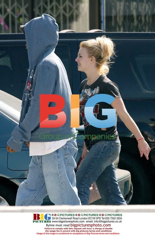 Britney Spears with boyfriend at airport