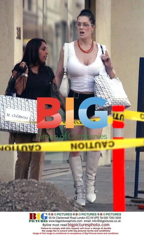 Chyna shopping with friend in Beverly Hills